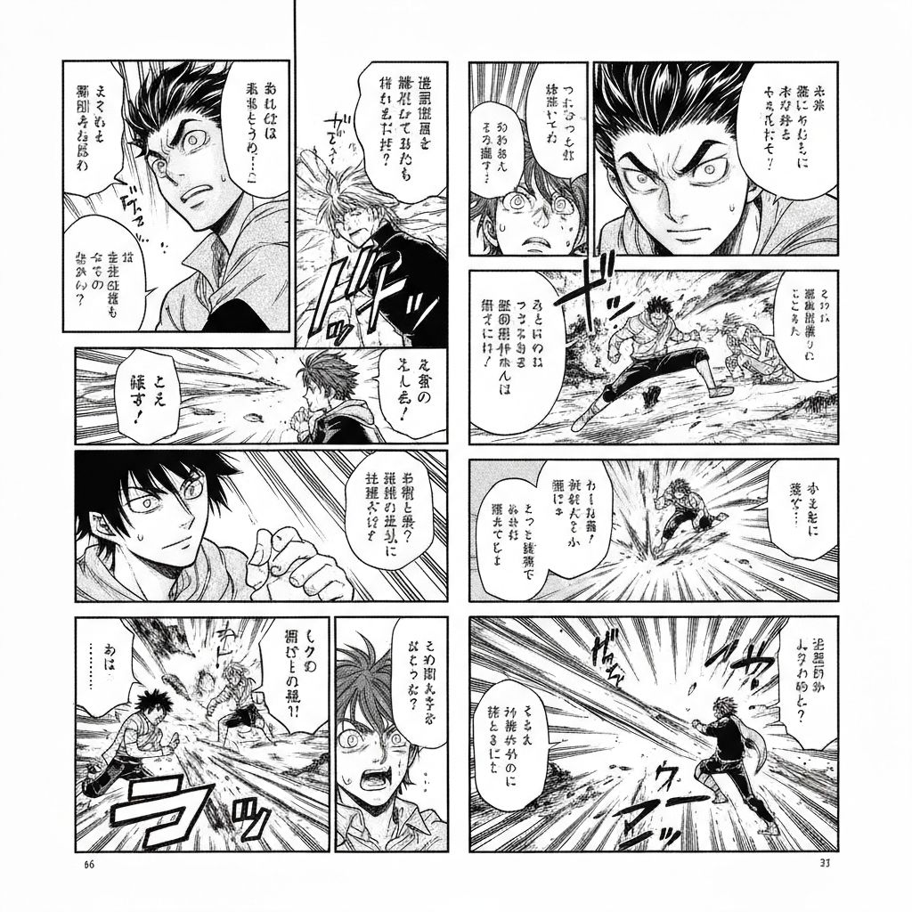 Manga page translation